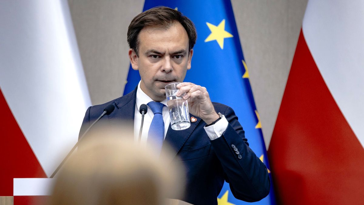 Minister finansów i gospodarki Andrzej Domański