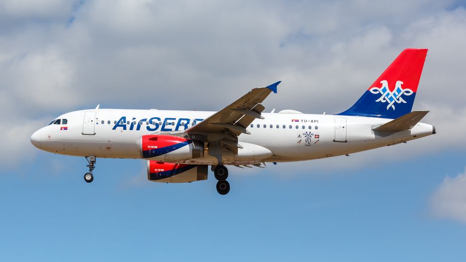 Linie Air Serbia wciąż latają do Rosji