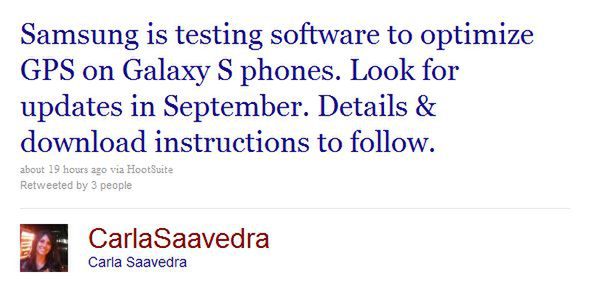 Masz kłopot z GPS w swoim Galaxy S? Samsung juz opracowuje rozwiązanie! 1