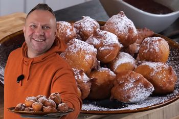 Nie ma w nich twarogu z wiaderka. Strzelczyk zrobił szybkie pączki z włoskiej klasyki