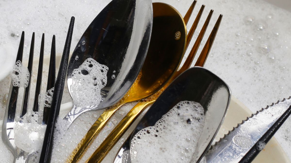 Czyszczenie sztućców 