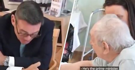 Premier Wielkiej Brytanii odwiedził dom opieki. To usłyszał od seniora