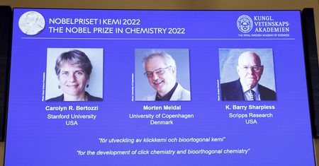 Bertozzi, Meldal, Sharpless - laureaci Nagrody Nobla z chemii