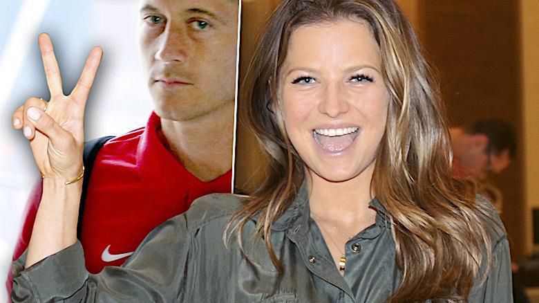 Anna Lewandowska w Moskwie i Robert w nowej fryzurze