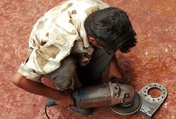 Tarcza szlifierki wbiła mu się w pierś