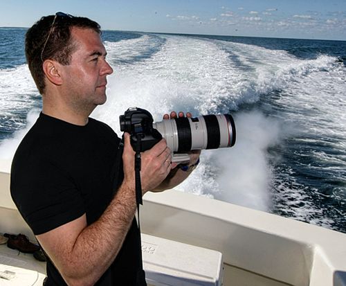 Dmitrij Miedwiediew - pierwszy fotograf Rosji 1
