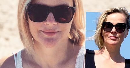 Szczupła Monika Zamachowska prezentuje wdzięki na plaży. Strój w sam raz na tropikalne upały. Jest co podziwiać