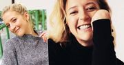 Ciężarna Lara Gessler relaksuje się na balkonie. Jej piękny brzuszek przyciąga uwagę