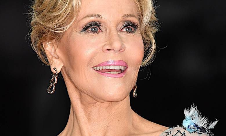 Jane Fonda w makijażu