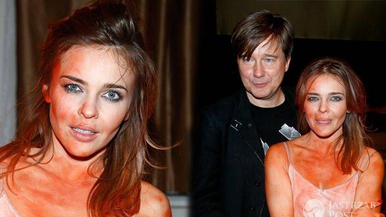 Zakrwawiona Edyta Herbuś w spektaklu