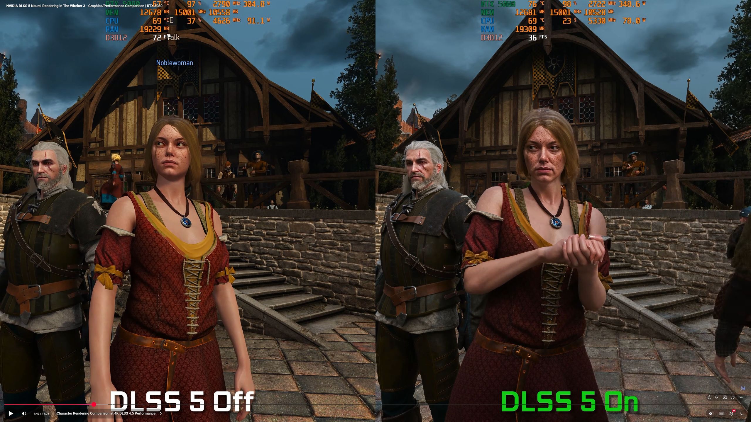 Mod dodający DLSS 5 do Wiedźmin 3
