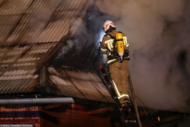 Pożar budynku mieszkalno-gospodarczego w Bańskiej Wyżnej