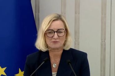 Agnieszka Glapiak, fot. kadr z youtube / Senat