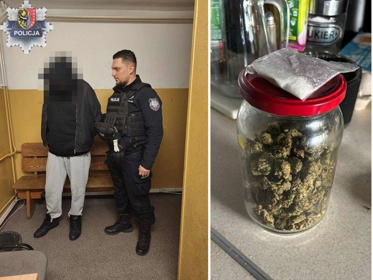 Przemków: Policjanci poszli za 40-latkiem i znaleźli narkotyki