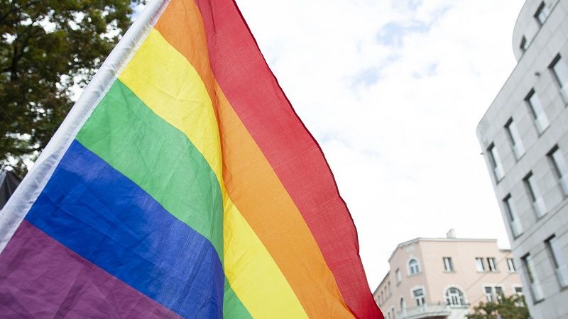 tęczowa flaga lgbt