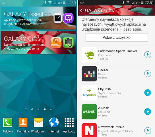 Jakie gratisy otrzymamy, kupując Galaxy S5 w Polsce? 2