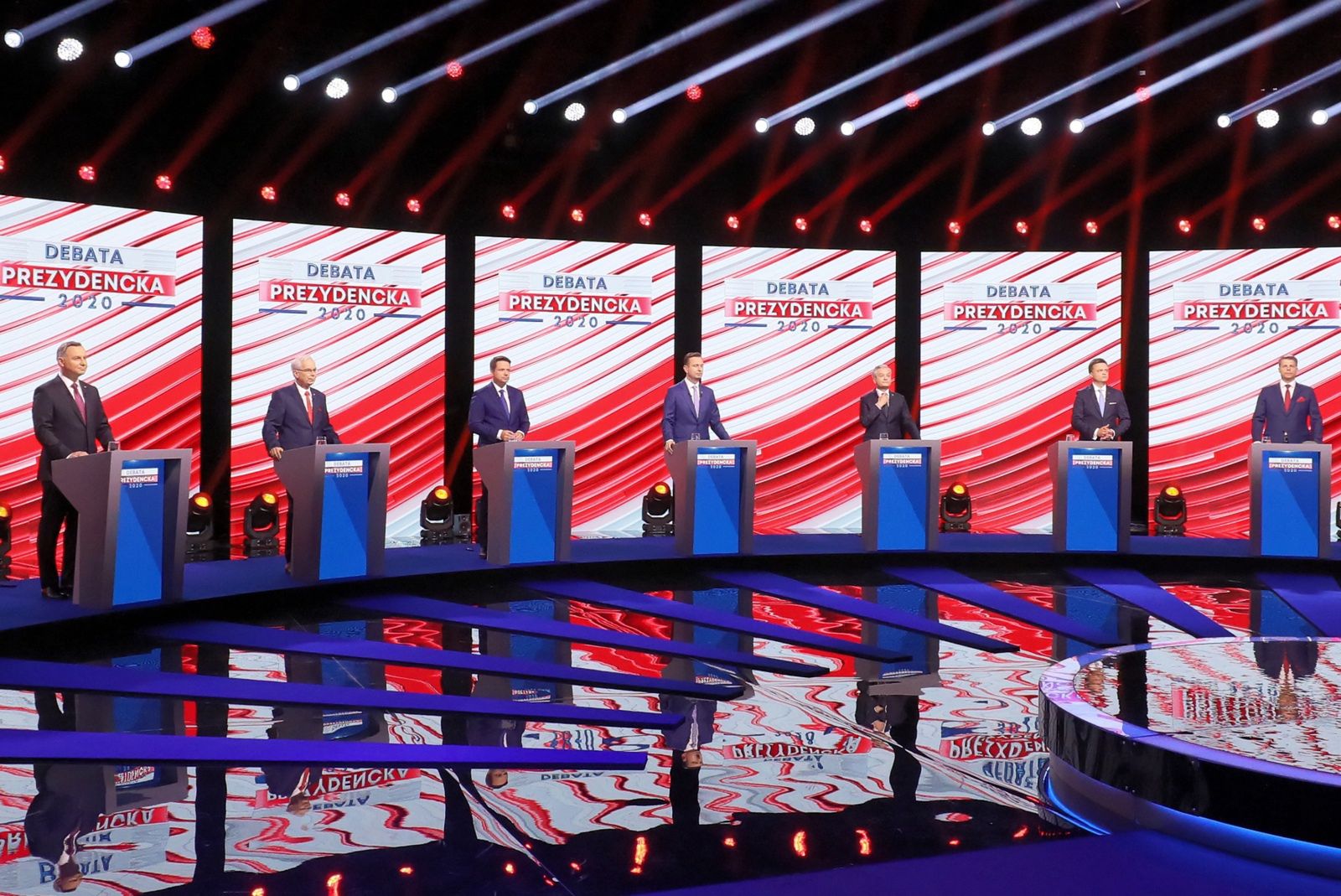 Wybory 2020. Debata w TVP.  11 kandydatów i pięć pytań