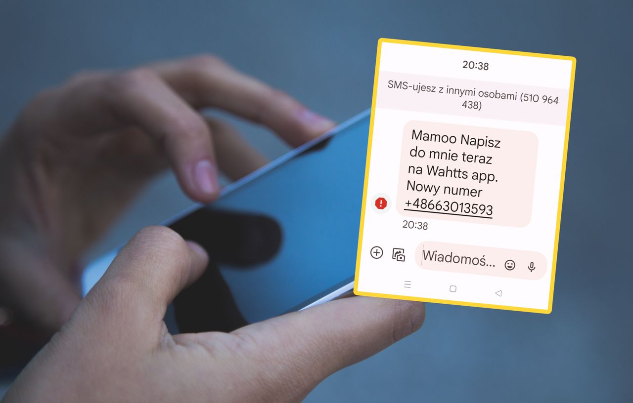 Fałszywy SMS "do mamy"