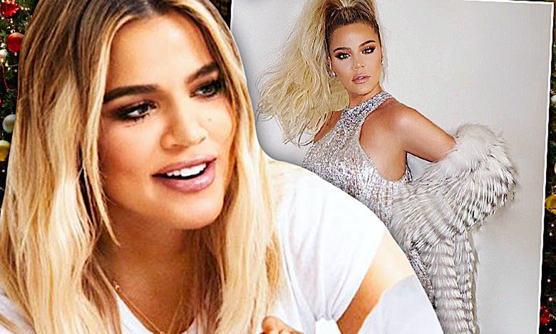 Khloe Kardashian ciążowy brzuszek święta