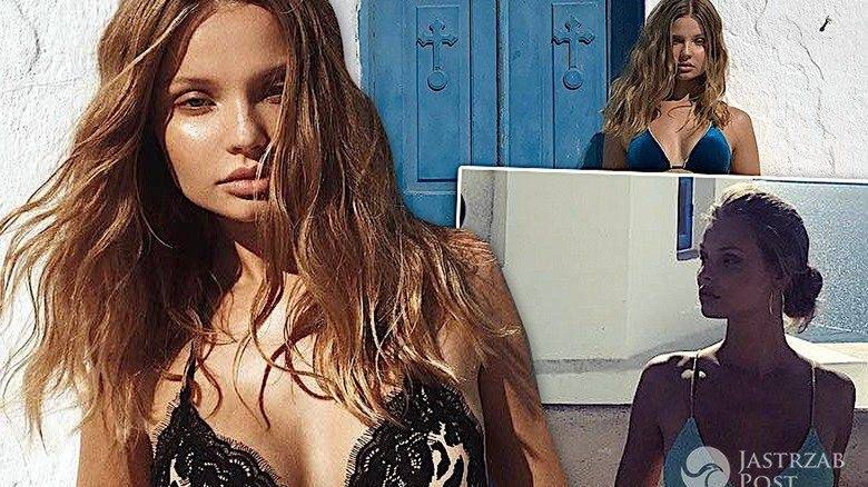 Magda Frąckowiak nago na Santorini