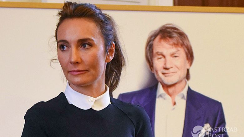 Dominika Kulczyk na rozdaniu stypendiów naukowych w Poznaniu fot East News