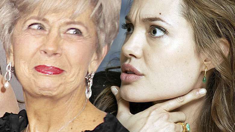 Angelina Jolie, matka Brada Pitta konflikt