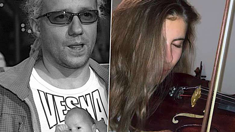 Robert Leszczyński i Vesna, córka