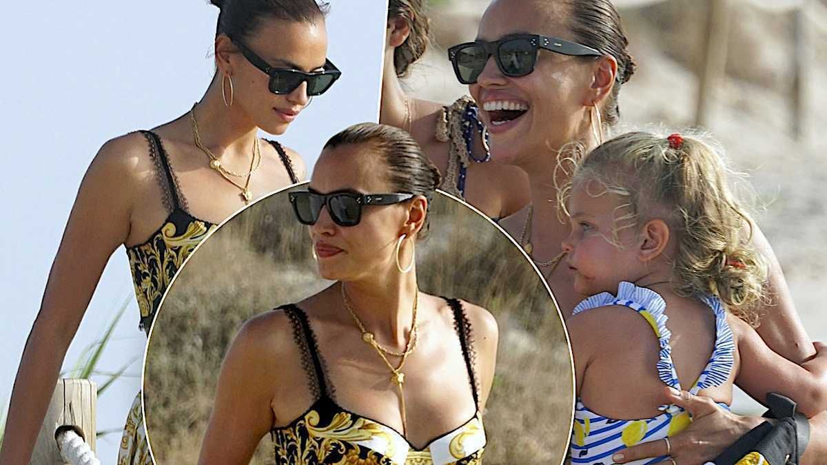 Irina Shayk ubrała się na plażę, jak na czerwony dywan! Za swój luksusowy strój zapłaciła prawie 7 tysięcy złotych!