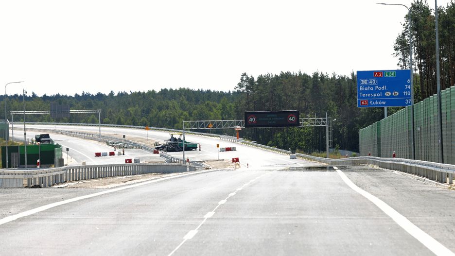Budowa autostrady pomiędzy Kałuszynem i Siedlcami
