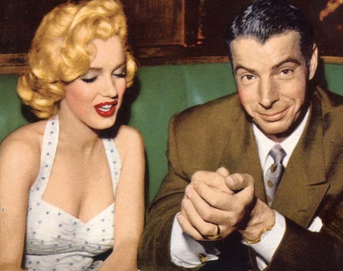 Marilyn Monroe i Joe DiMaggio na zdjęciu wykonanym w styczniu 1954 roku