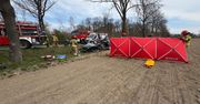 Nysa: Groźny wypadek na drodze powiatowej. Ratownicy wycinali kierowców z wraków
