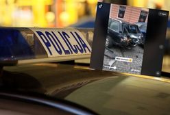 Nocny rajd w Radomiu. Uderzał w auta jak w domino