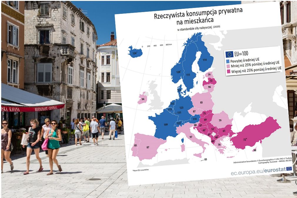 Ranking dobrobytu. Tak wypadamy na tle UE