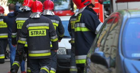 Trasa S8. Na obwodnicy Marek spłonął samochód