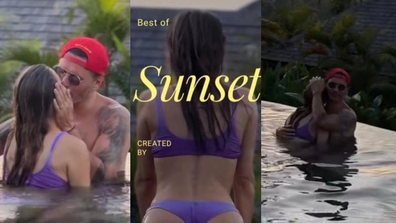 Małgorzata Rozenek prezentuje pośladki w basenie z Radosławem Majdanem