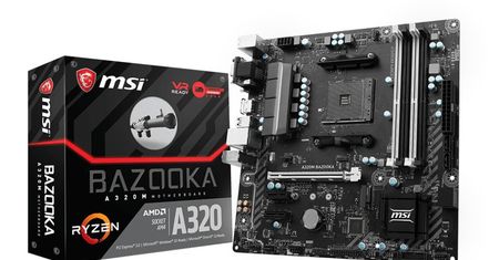 MSI A320M Bazooka - ekonomiczna płyta pod AMD Ryzen