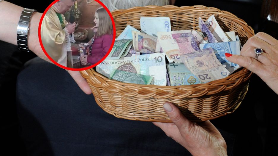Ksiądz przekazał pieniądze z tacy na WOŚP