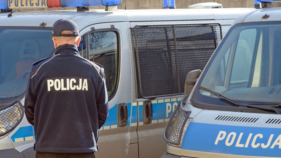 Policja policjant radiowóz