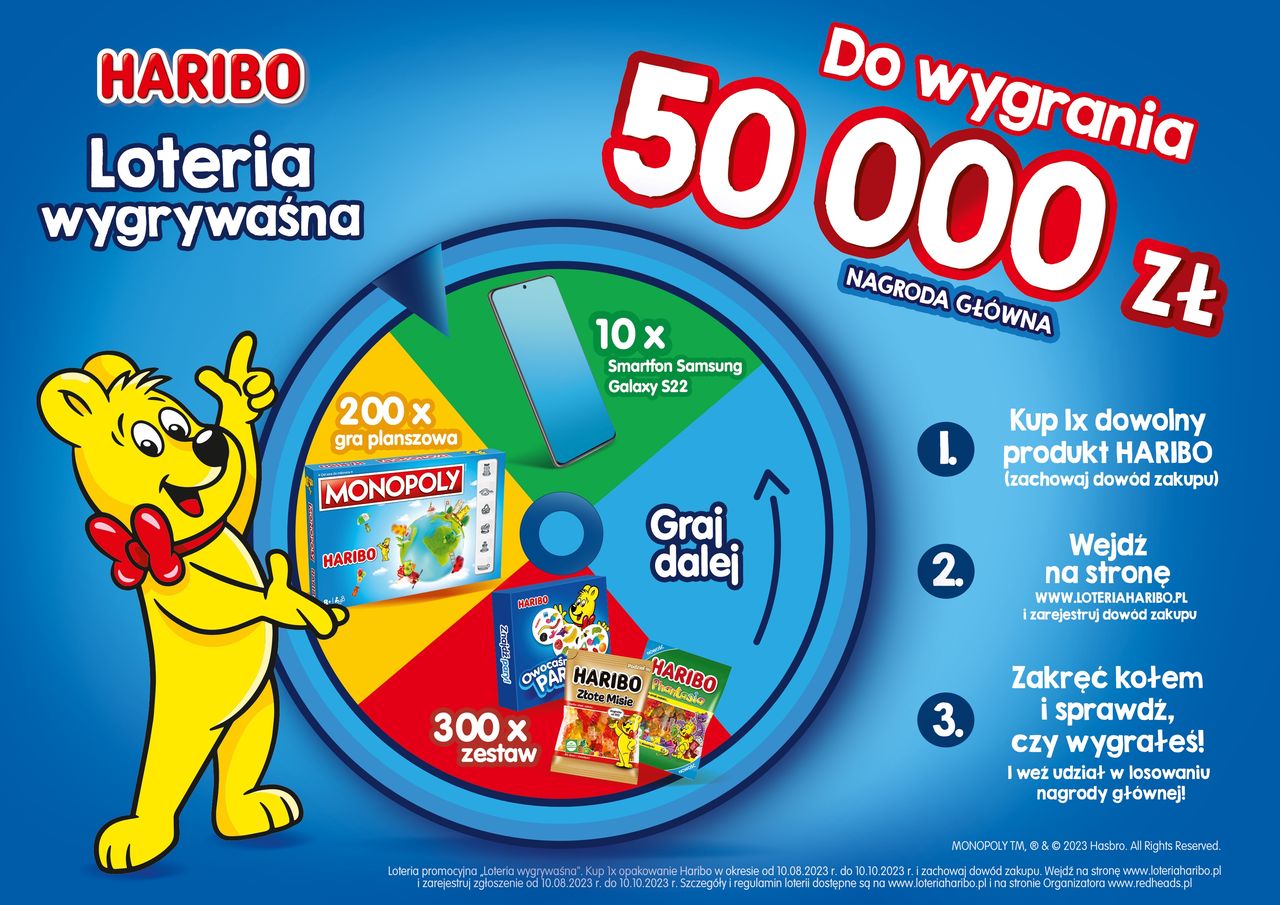 Wygrywaśna loteria HARIBO!