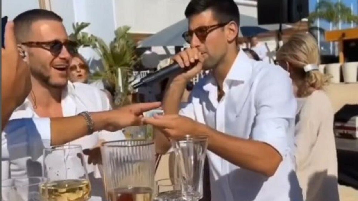 Novak Djoković zrobił show na weselu brata