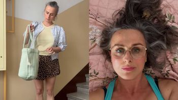 Natalia Niemen zaprezentowała outfit na klatce, a internauci dziwią się, że mieszka w bloku. "WYNAJMUJĘ mieszkanko 40 metrów z okładem"