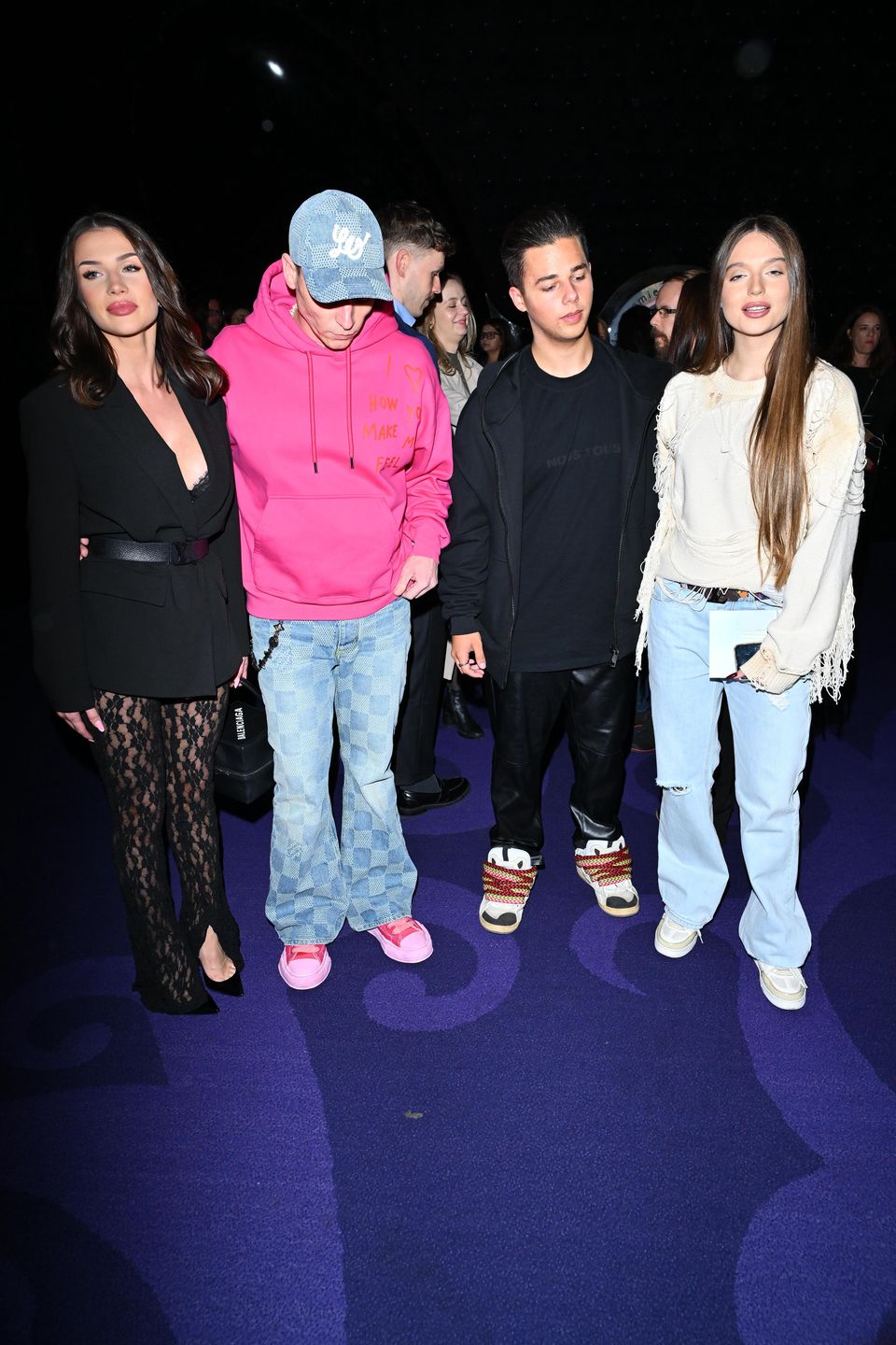 Allan Krupa z dziewczyną i "teściami" na premierze filmowej