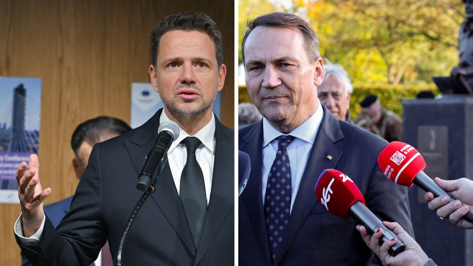 Rafał Trzaskowski i Radosław Sikorski