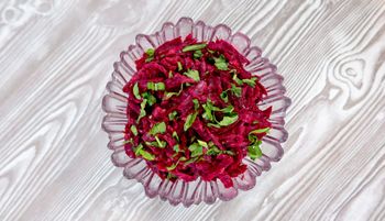 Buraczki z czosnkiem i majonezem