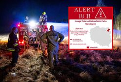 Jest alert RCB. "Nie zbliżaj się do zagrożonego terenu"