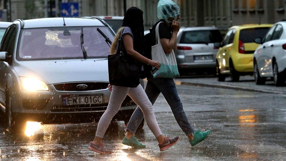 Gwałtowne i ulewa burze na Dolnym Śląsku