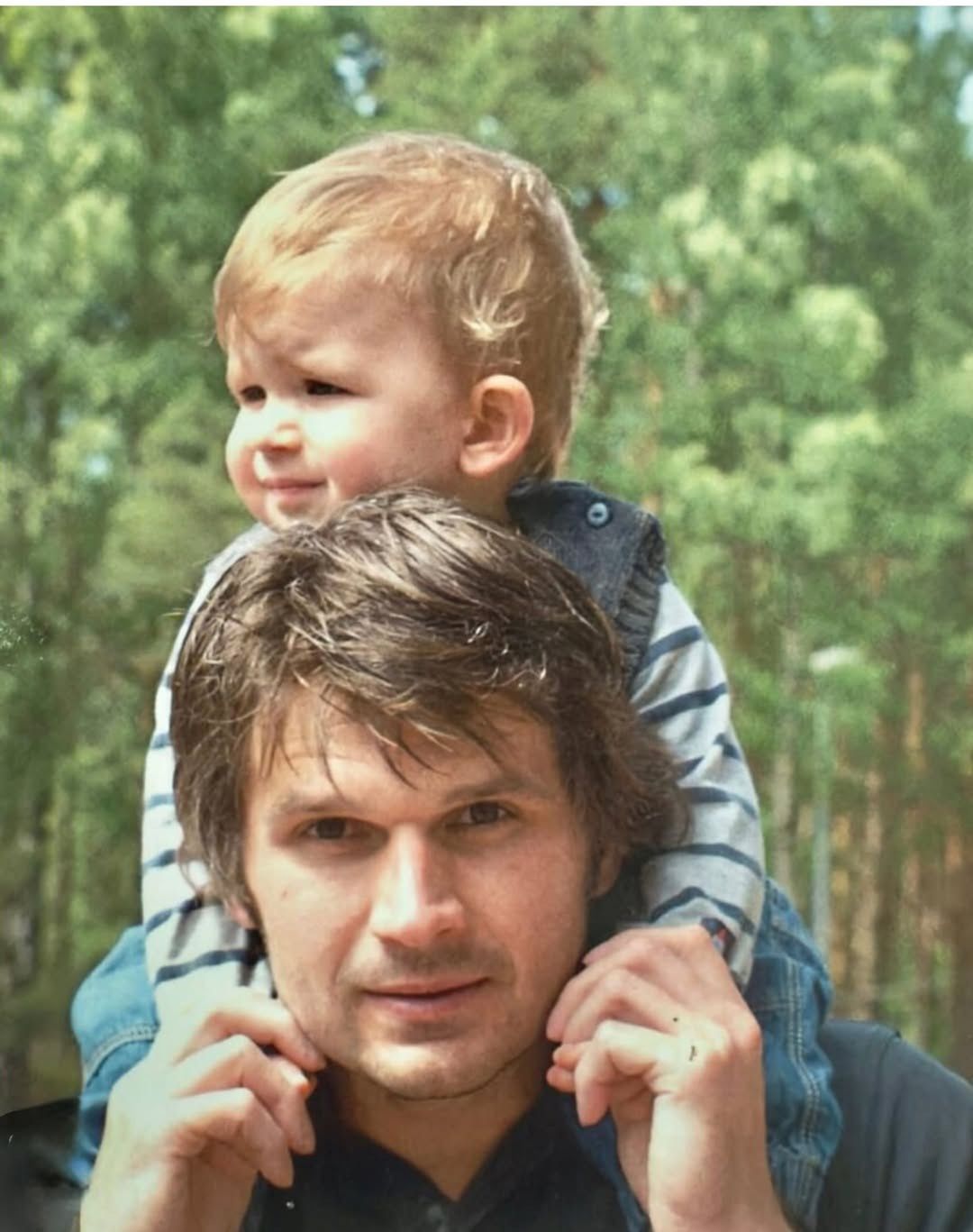 Paweł Janeczek z synem