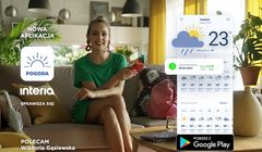 Wiktoria Gąsiewska w kampanii aplikacji Pogoda Interia