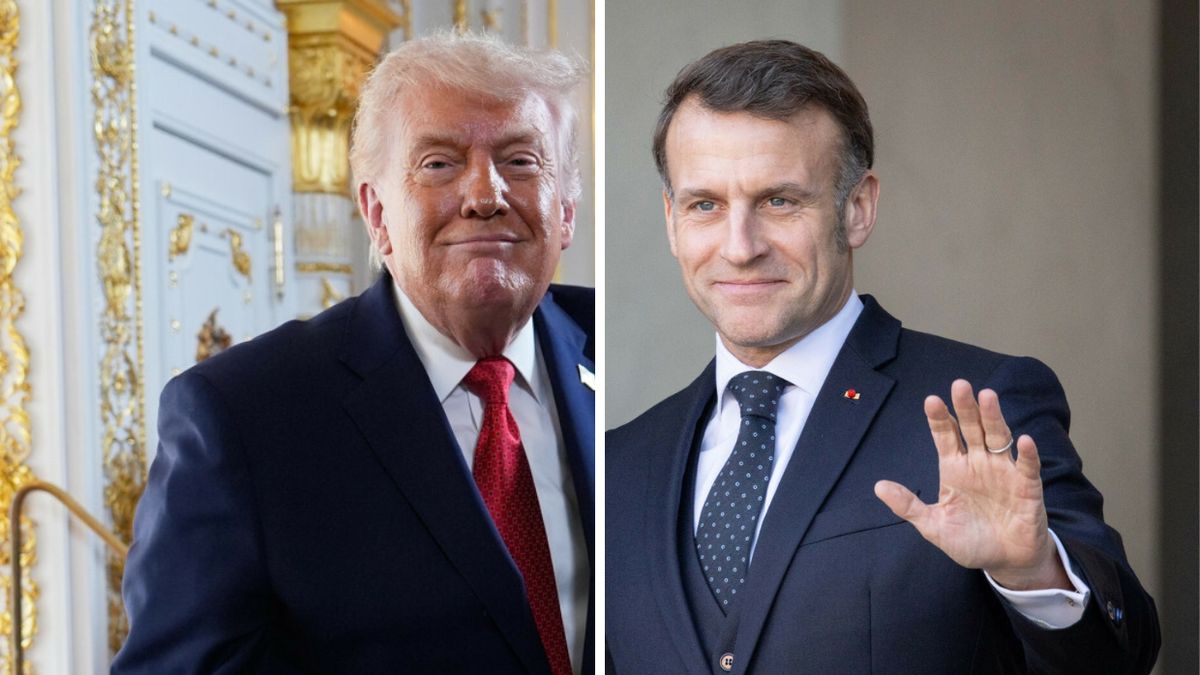 Donald Trump opublikował SMS-a od Emmanuela Macrona