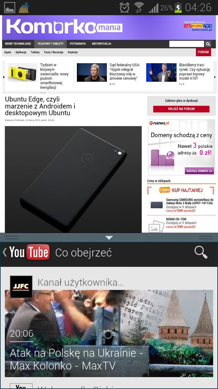 Przegląd phabletów i tabletofonów - na jaki się zdecydować? 4